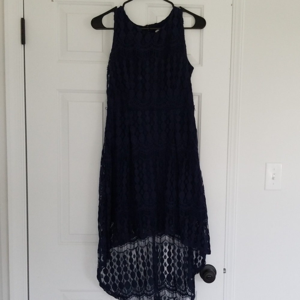 Navy Lace Dress